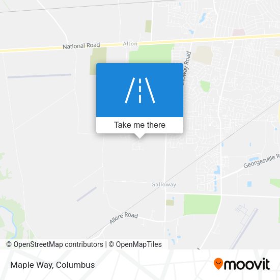 Mapa de Maple Way