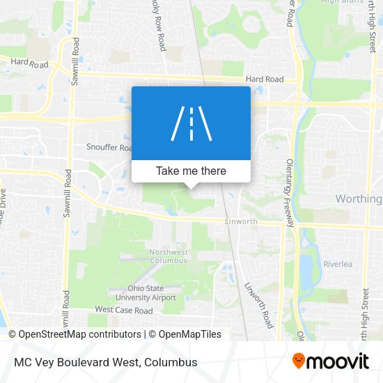 Mapa de MC Vey Boulevard West