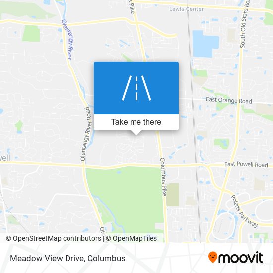 Meadow View Drive map