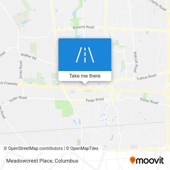 Mapa de Meadowcrest Place