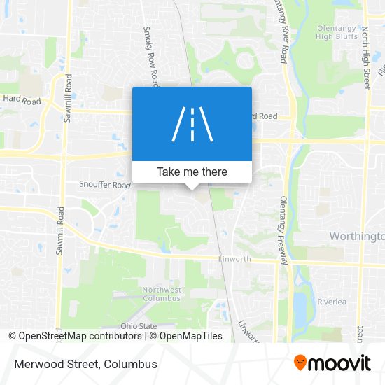 Mapa de Merwood Street