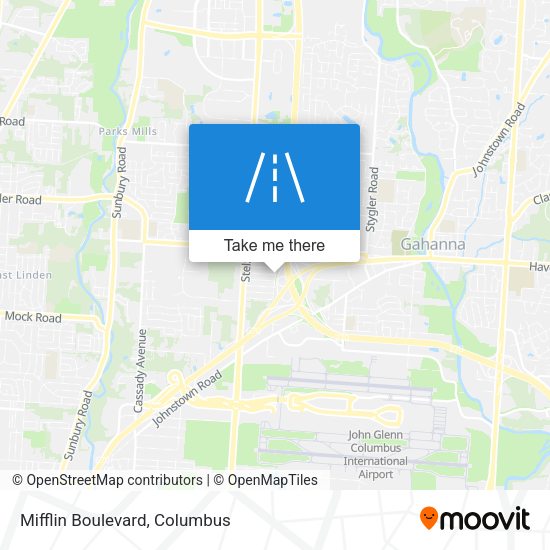 Mifflin Boulevard map