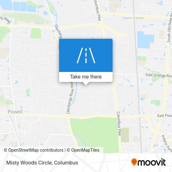 Misty Woods Circle map