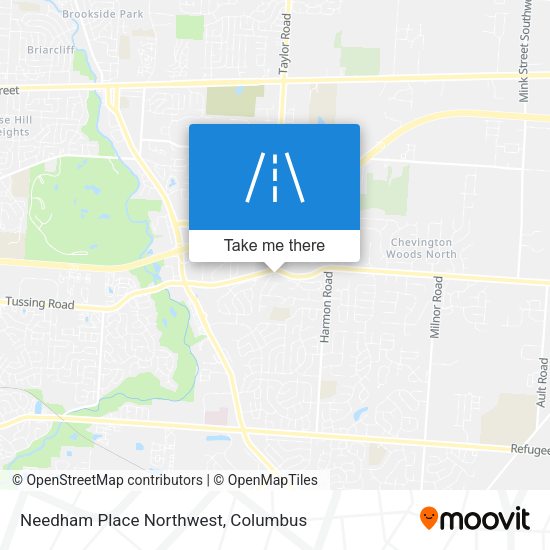 Needham Place Northwest map