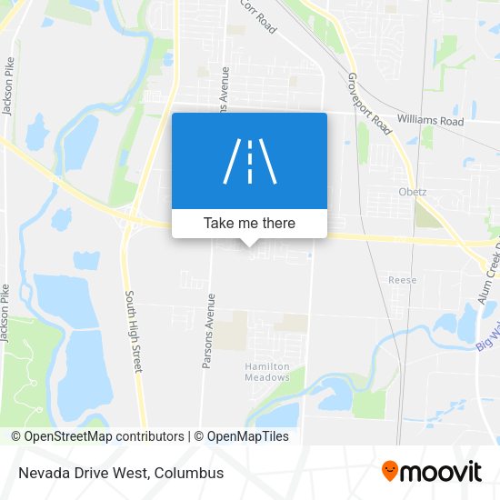 Mapa de Nevada Drive West