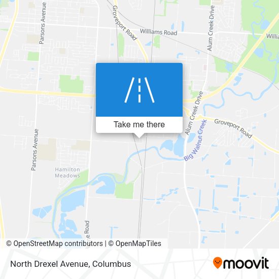 North Drexel Avenue map