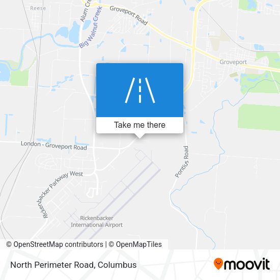 North Perimeter Road map