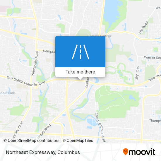 Northeast Expressway map