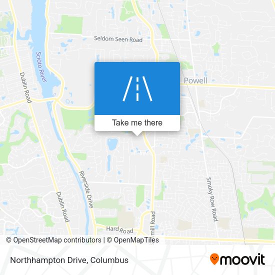Mapa de Northhampton Drive