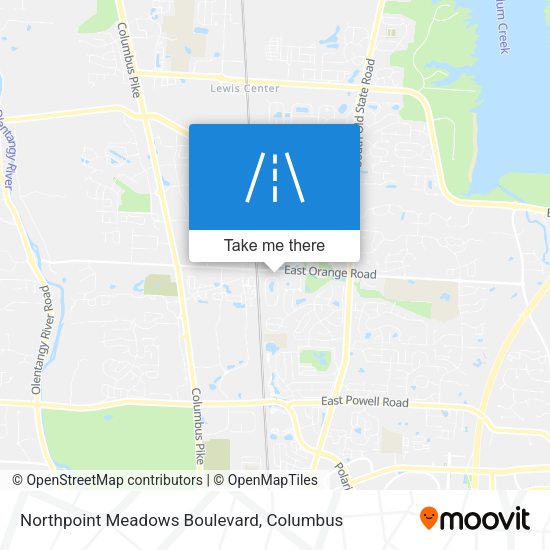 Mapa de Northpoint Meadows Boulevard