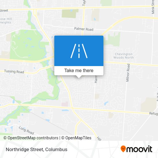 Mapa de Northridge Street