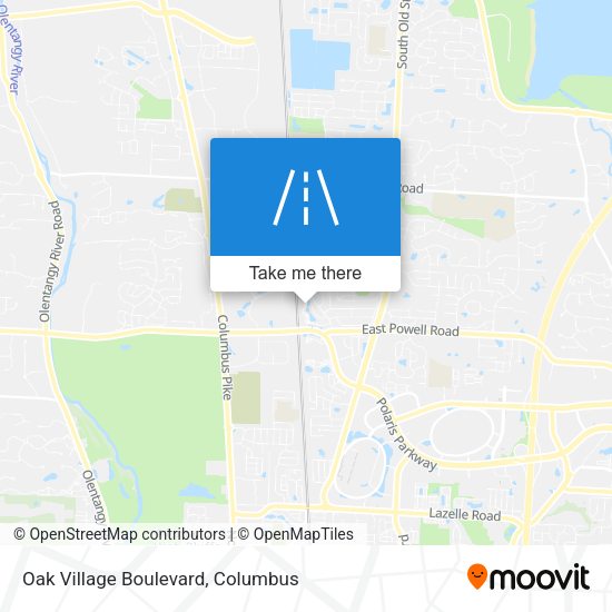Oak Village Boulevard map