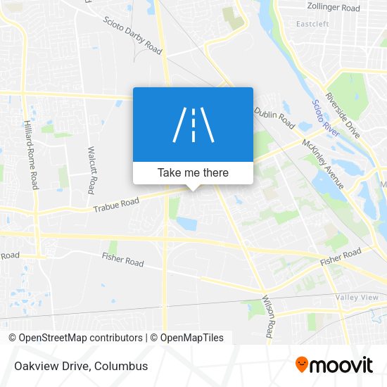 Oakview Drive map