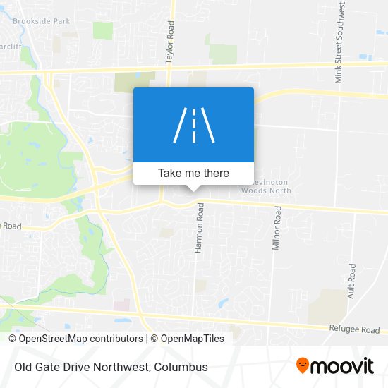 Mapa de Old Gate Drive Northwest