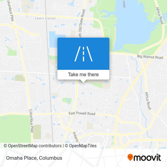 Mapa de Omaha Place