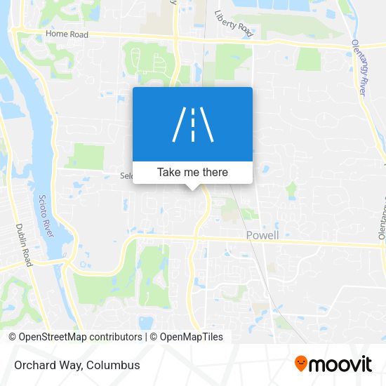 Mapa de Orchard Way