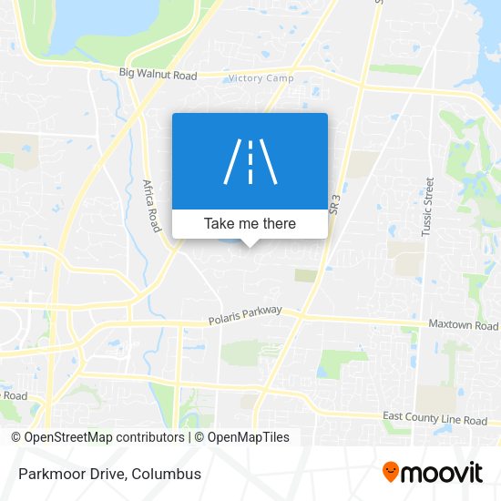 Mapa de Parkmoor Drive