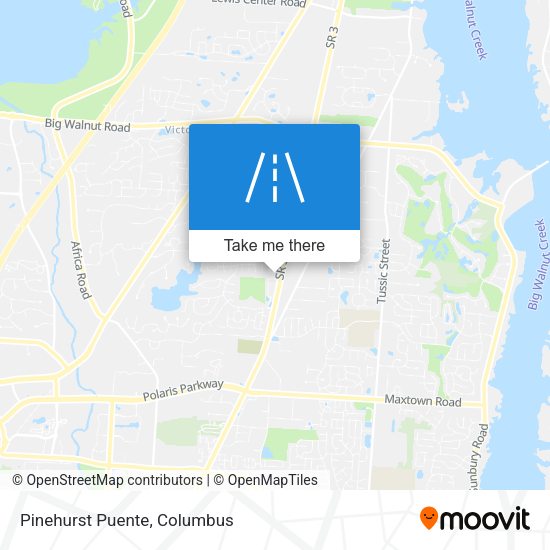 Mapa de Pinehurst Puente