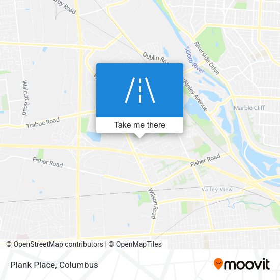 Mapa de Plank Place