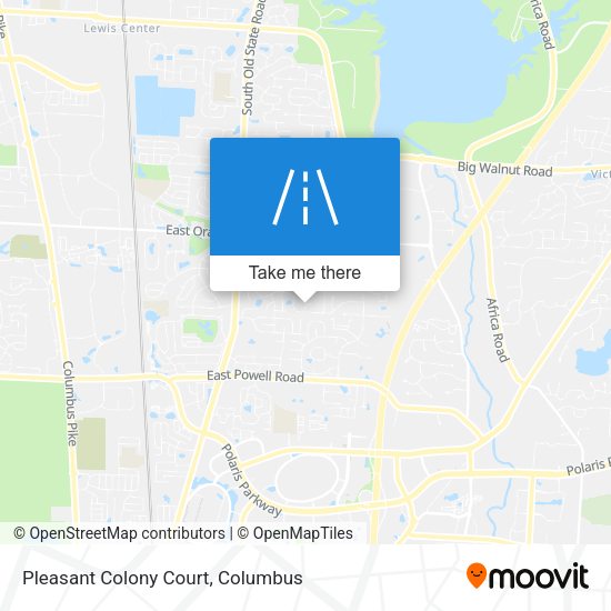 Pleasant Colony Court map