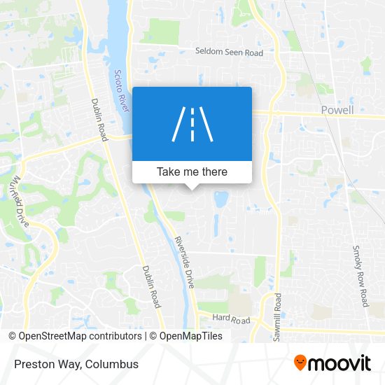 Mapa de Preston Way