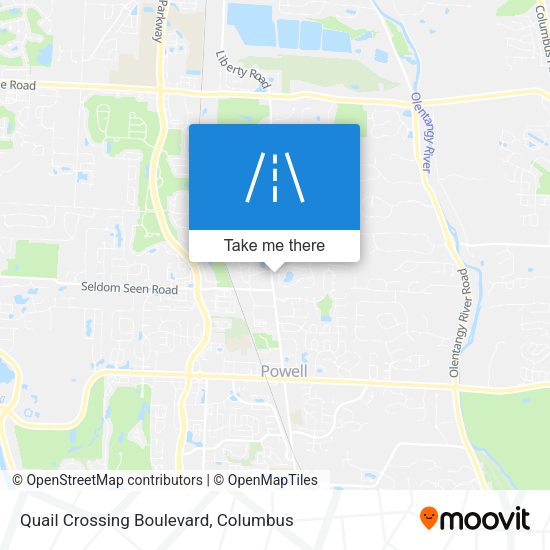 Mapa de Quail Crossing Boulevard