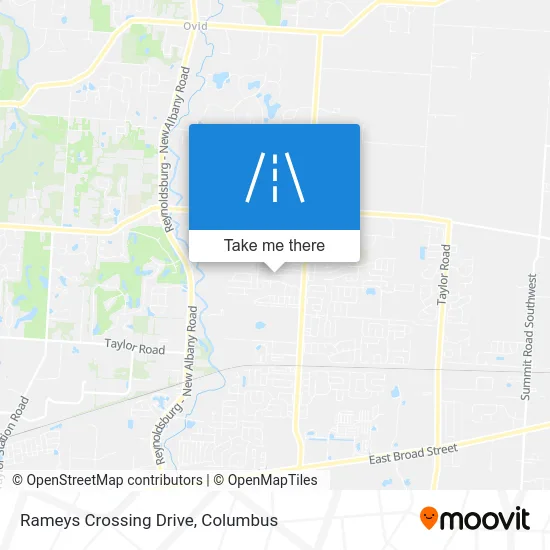 Rameys Crossing Drive map