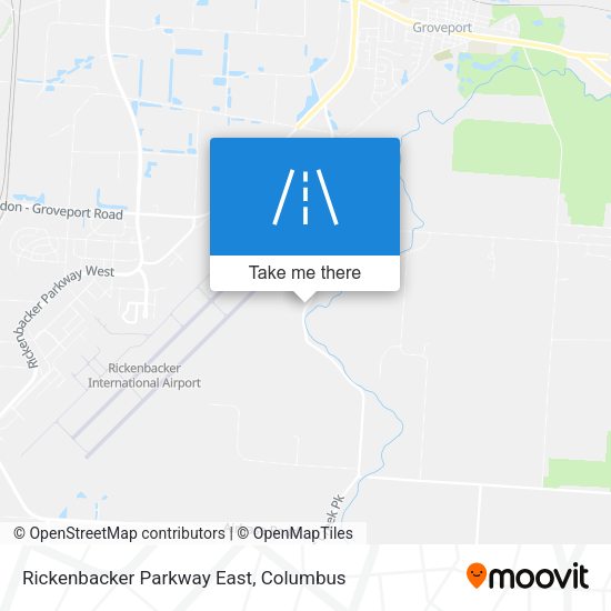 Rickenbacker Parkway East map