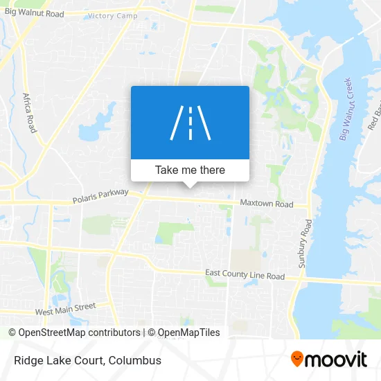 Ridge Lake Court map