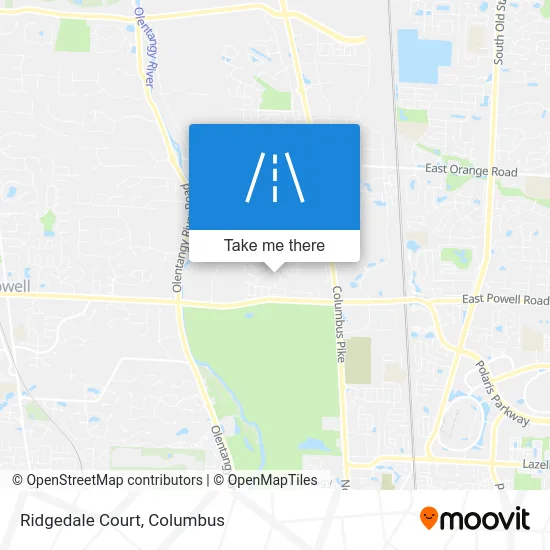 Ridgedale Court map