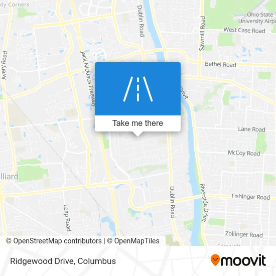 Ridgewood Drive map