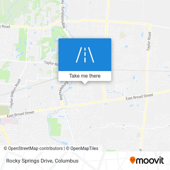 Rocky Springs Drive map