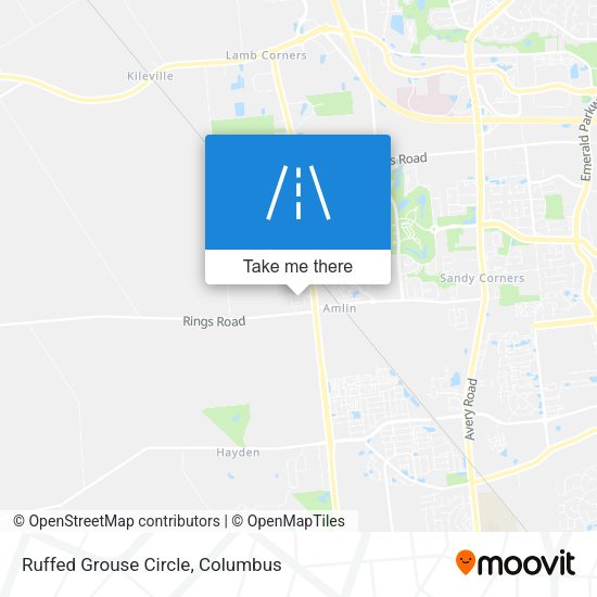 Ruffed Grouse Circle map