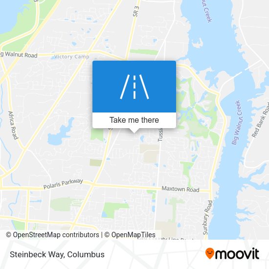 Steinbeck Way map