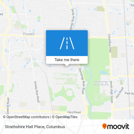 Mapa de Strathshire Hall Place