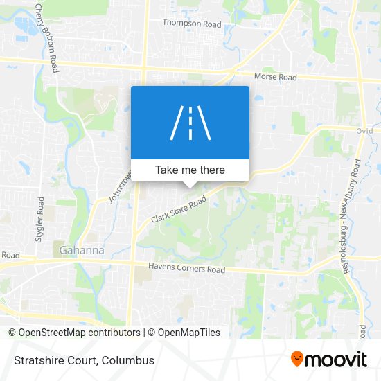Mapa de Stratshire Court