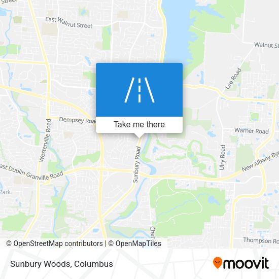 Mapa de Sunbury Woods