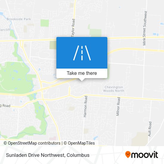 Sunladen Drive Northwest map