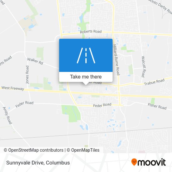 Sunnyvale Drive map