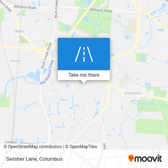 Mapa de Swisher Lane