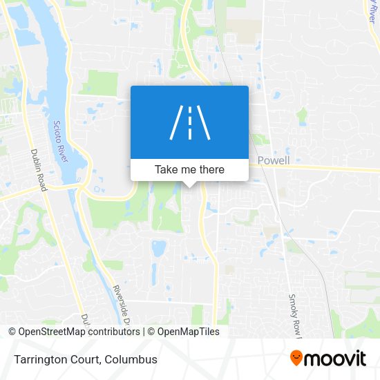 Mapa de Tarrington Court