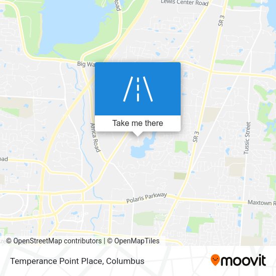 Temperance Point Place map