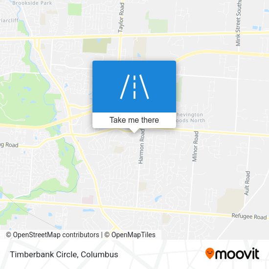 Mapa de Timberbank Circle