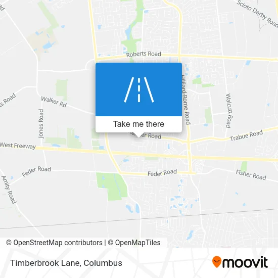 Timberbrook Lane map