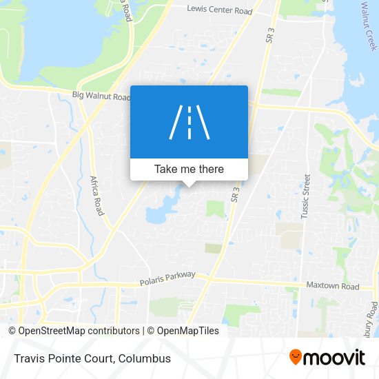 Mapa de Travis Pointe Court