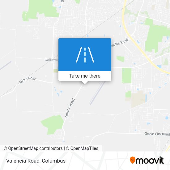 Mapa de Valencia Road