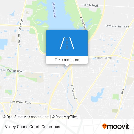 Valley Chase Court map