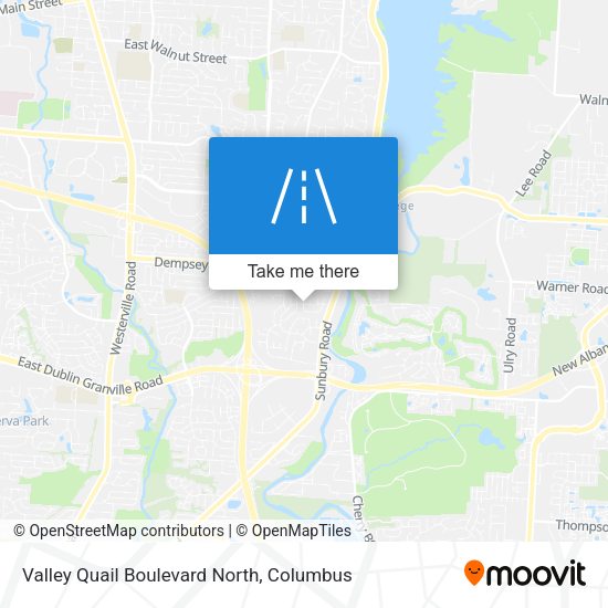 Valley Quail Boulevard North map