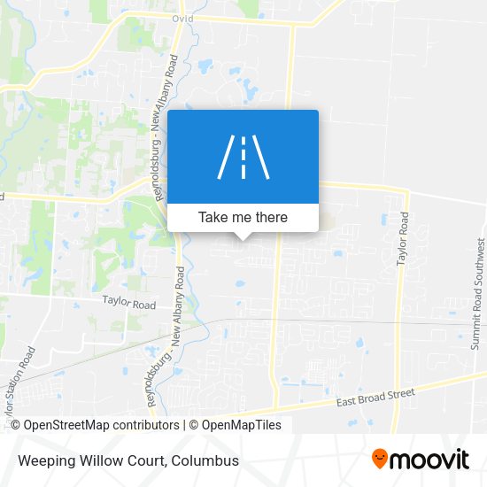 Weeping Willow Court map