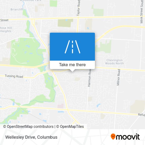 Mapa de Wellesley Drive